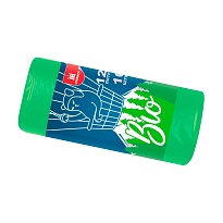 Мешки для мусора 120 л, биоразлагаемые, зеленые, рулон 10 шт., ПНД, 16 мкм, 1100х700 мм, БИО, МБ2158 (МНБ 120-10ж) в Набережных Челнах