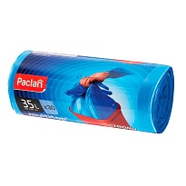 Мешки для мусора 35 л, с ушками, синие, в рулоне 30 шт., ПНД, 10,5 мкм, 640х500 мм, PACLAN Multitop, 600819 в Набережных Челнах Мешки для мусора 35 л, с ушками, синие, в рулоне 30 шт., ПНД, 10,5 мкм, 640х500 мм, PACLAN Multitop, 600819 в Набережных Челнах