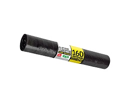 Мешки для мусора 160 л, черные, в рулоне 25 шт., ПВД, 40 мкм, 1100х800 мм, GRIFON, 101-030 в Набережных Челнах