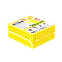 Мешки для мусора 160 л, желтые, в пачке 10 шт., ПВД, 40 мкм, 900х1100 мм, i-Bag в Набережных Челнах