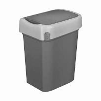 Контейнер для мусора Smart Bin 10 л (серый) 10 серый в Набережных Челнах